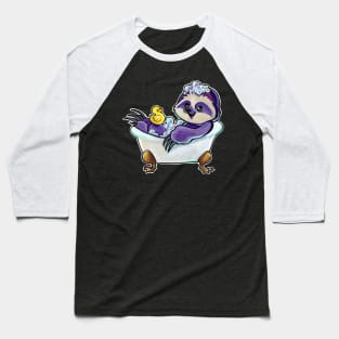 Bath time sloth Baseball T-Shirt